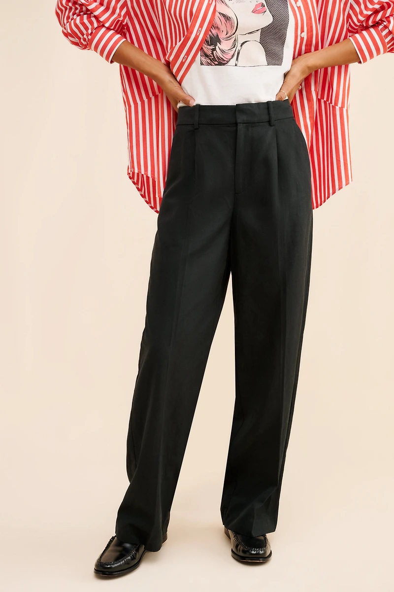 Madewell Margot Slouchy Straight Trousers