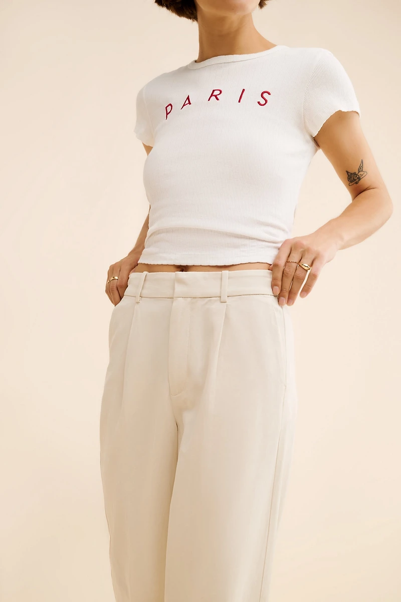 Madewell Margot Slouchy Straight Trousers