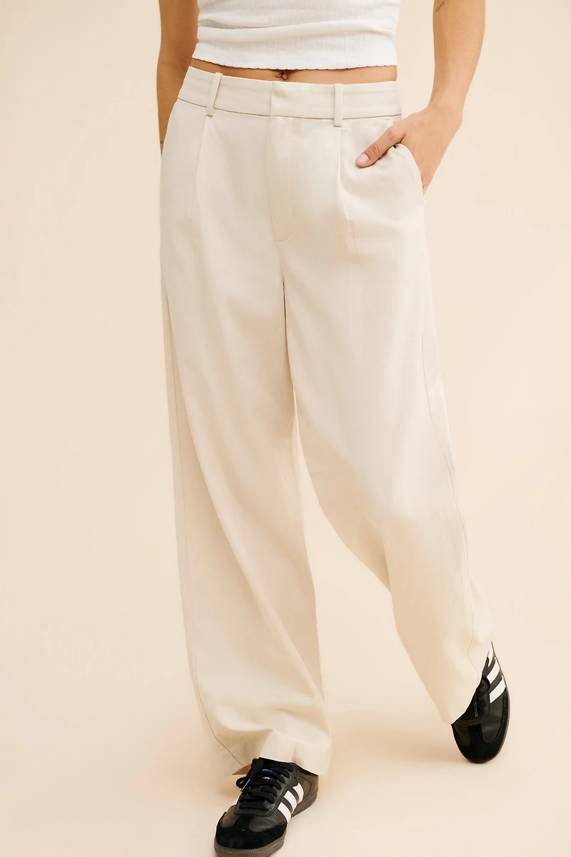 Madewell Margot Slouchy Straight Trousers