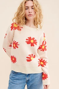 en elly Flower Pullover