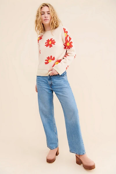 en elly Flower Pullover
