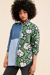 Dhruv Kapoor Paneled Buttondown Shirt