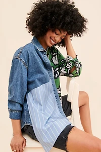 Dhruv Kapoor Paneled Buttondown Shirt