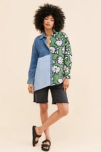 Dhruv Kapoor Paneled Buttondown Shirt