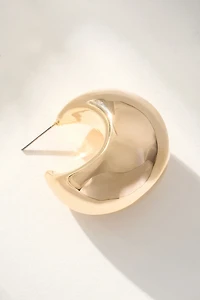 Chunky Huggie Hoop Earrings