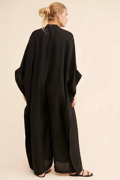 Corey Lynn Calter Long-Sleeve Waistless Jumpsuit