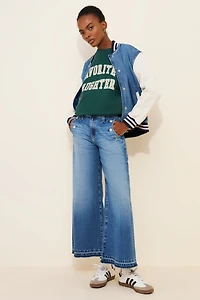 AG Jeans Dania Wide-Leg Crop