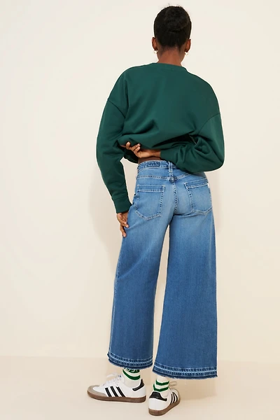 AG Jeans Dania Wide-Leg Crop