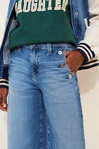 AG Jeans Dania Wide-Leg Crop