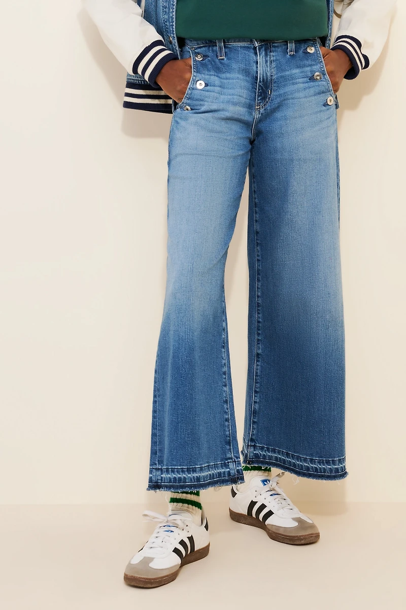 AG Jeans Dania Wide-Leg Crop