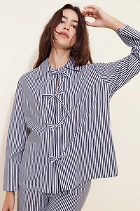 Sleeper Poplin Striped Shirt