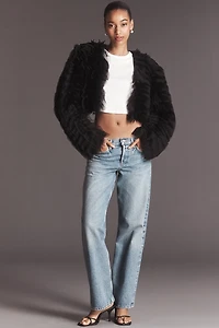 By Anthropologie Tulle Ruffle Bolero