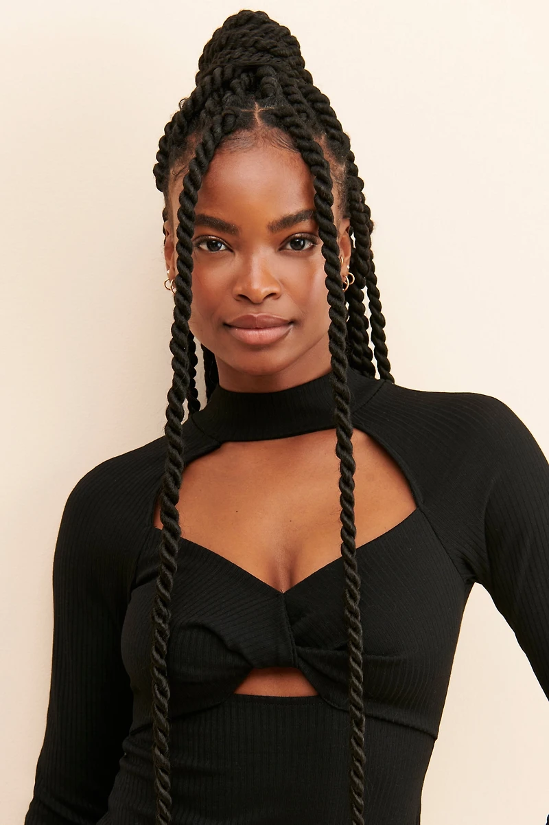 ASTR the Label Twisted Midi Dress