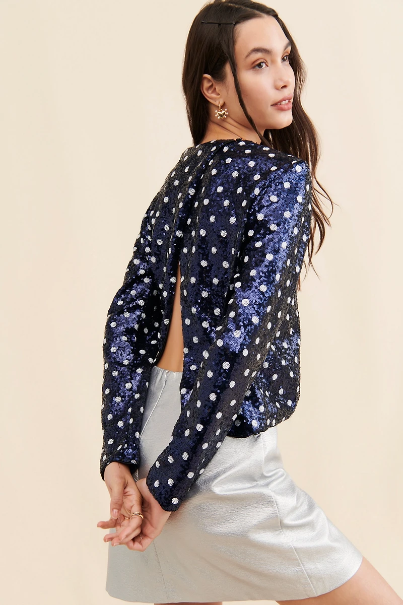 Baum und Pferdgarten Jiza Sequin Top
