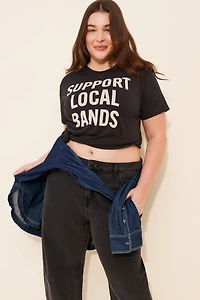 Eloquii Dart Detail Barrel Leg Jeans