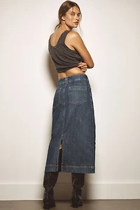 Pilcro The Skipper Seamed Midi Skirt