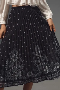 FARM Rio Floral Midi Skirt