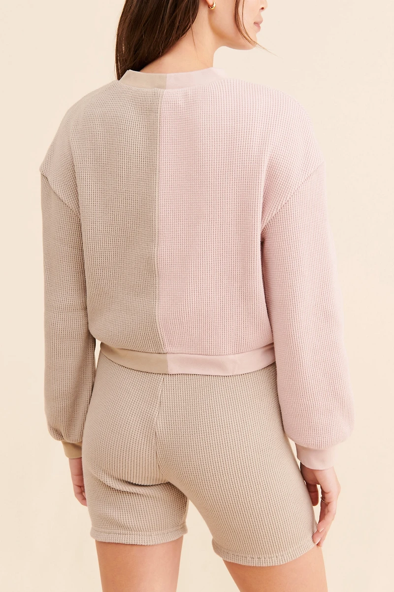 Onia Waffle Knit Cardigan