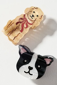 Frasier Sterling Dog Hair Claws, Set of 2