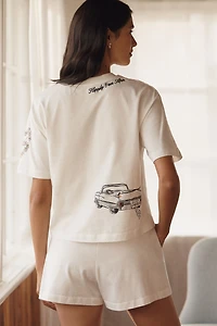 The Frolic Just Married Shorts and Tee Set