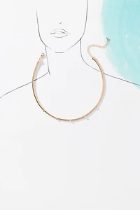 Delicate Crystal Collar Necklace