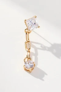 Crystal Chain Drop Earrings