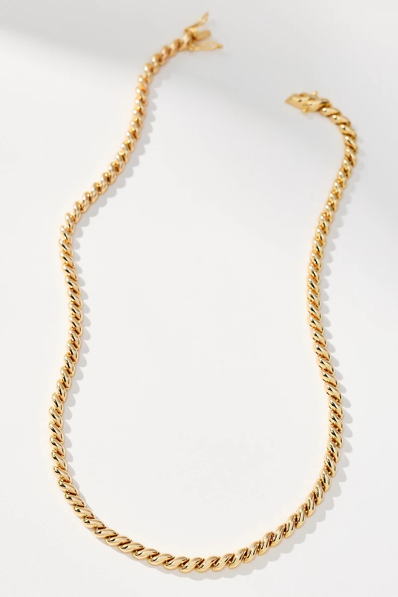 Pavé Rope Necklace