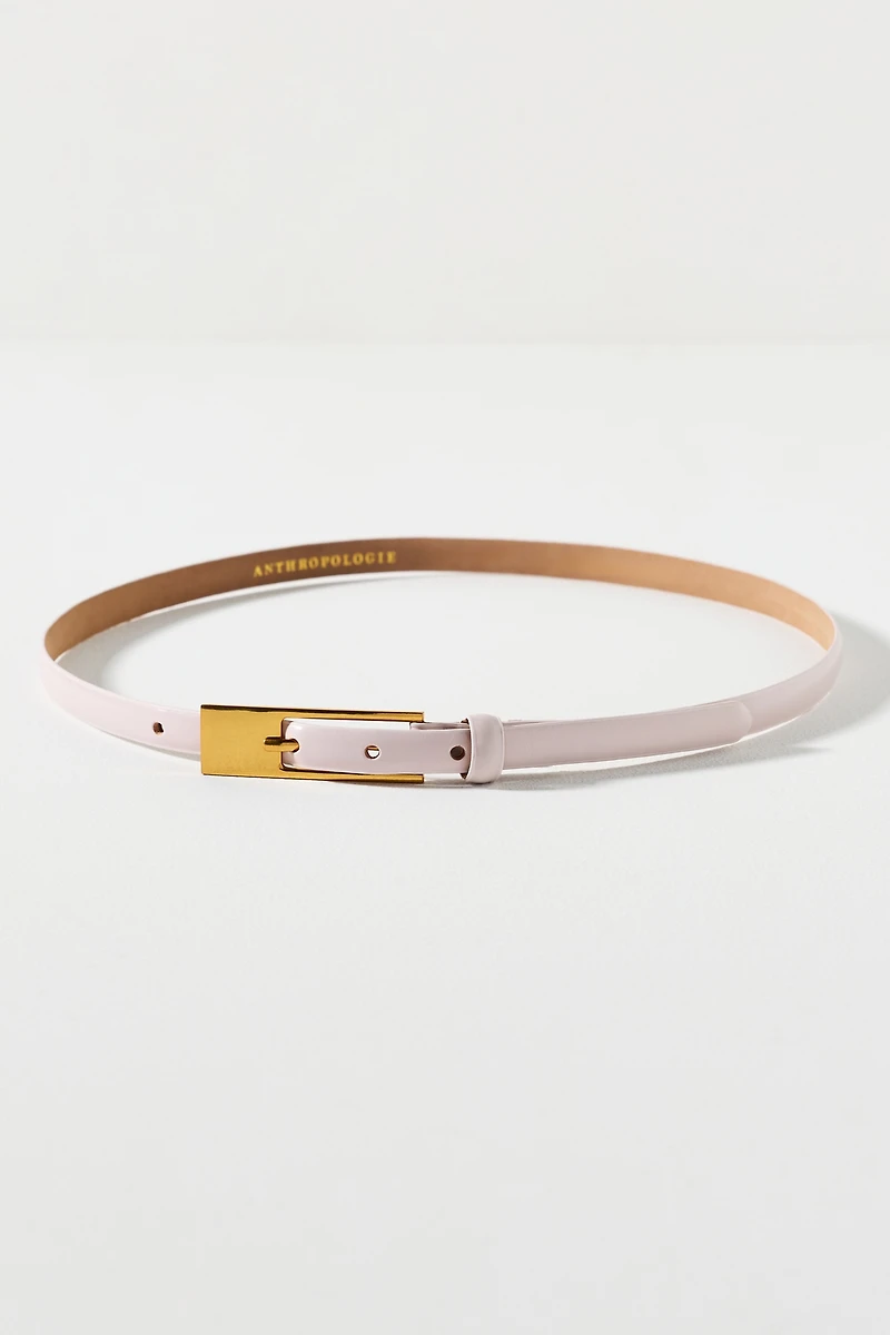 Maeve Skinny Square Buckle Belt
