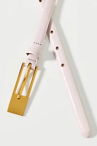 Maeve Skinny Square Buckle Belt