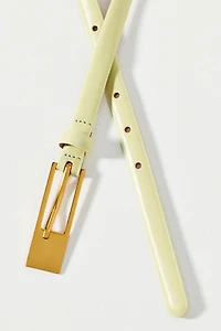Maeve Skinny Square Buckle Belt