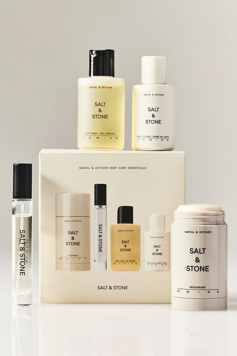 SALT & STONE Santal & Vetiver Essentials Set