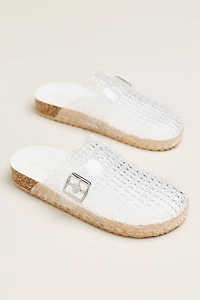 Intentionally Blank Buckle Mules