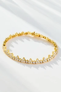 Mixed Crystal Tennis Bracelet