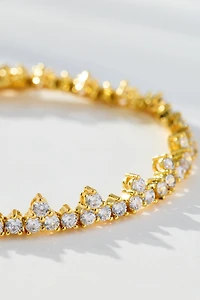 Mixed Crystal Tennis Bracelet