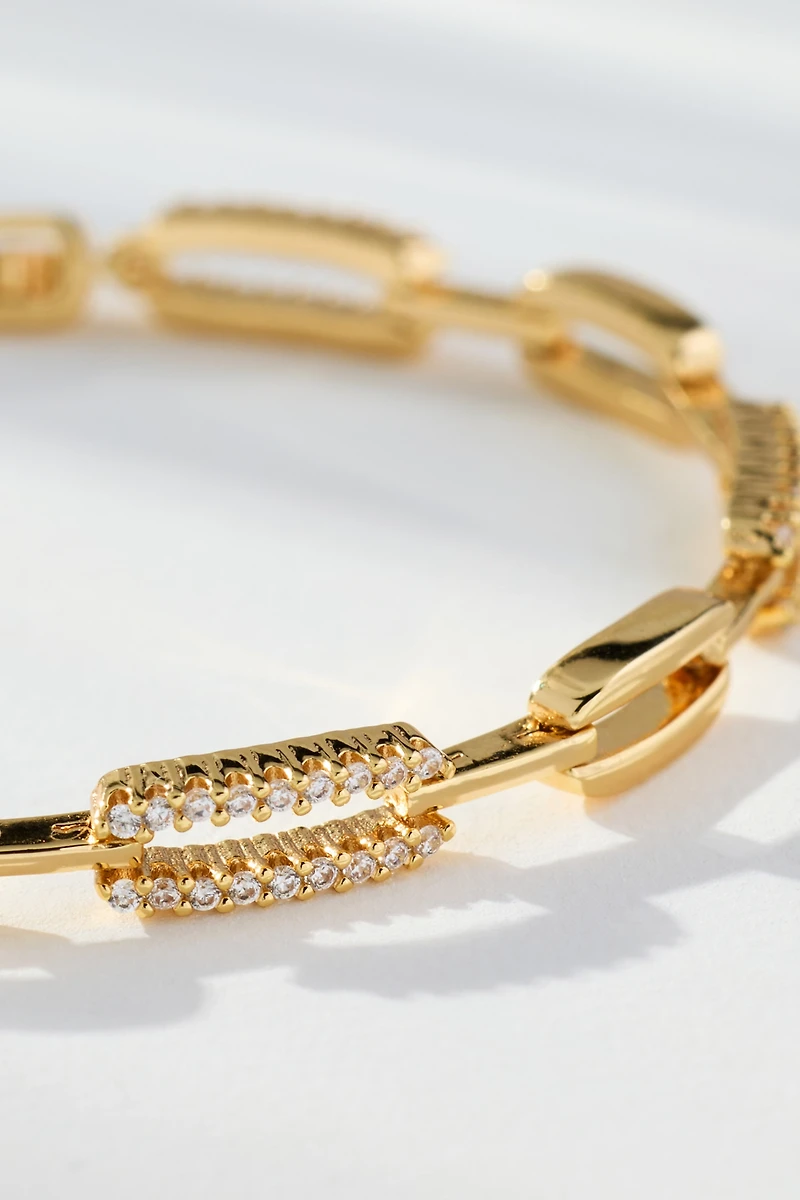 Paperclip Tennis Bracelet