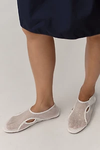 Cecelia New York Alley Leather Mesh Flats