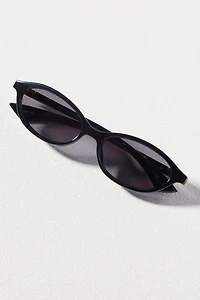 Le Specs Duskfall Small Oval Sunglasses