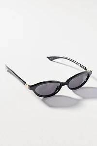 Le Specs Duskfall Small Oval Sunglasses