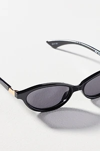 Le Specs Duskfall Small Oval Sunglasses