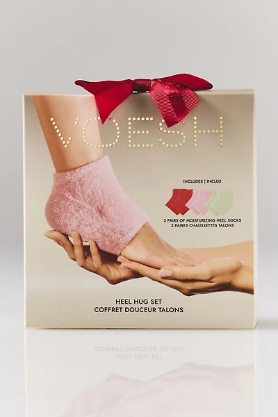 VOESH Heel Hug Socks, Set of 3