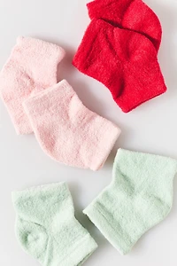 VOESH Heel Hug Socks, Set of 3
