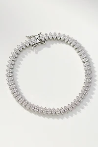 By Anthropologie Oval Tennis Bracelet