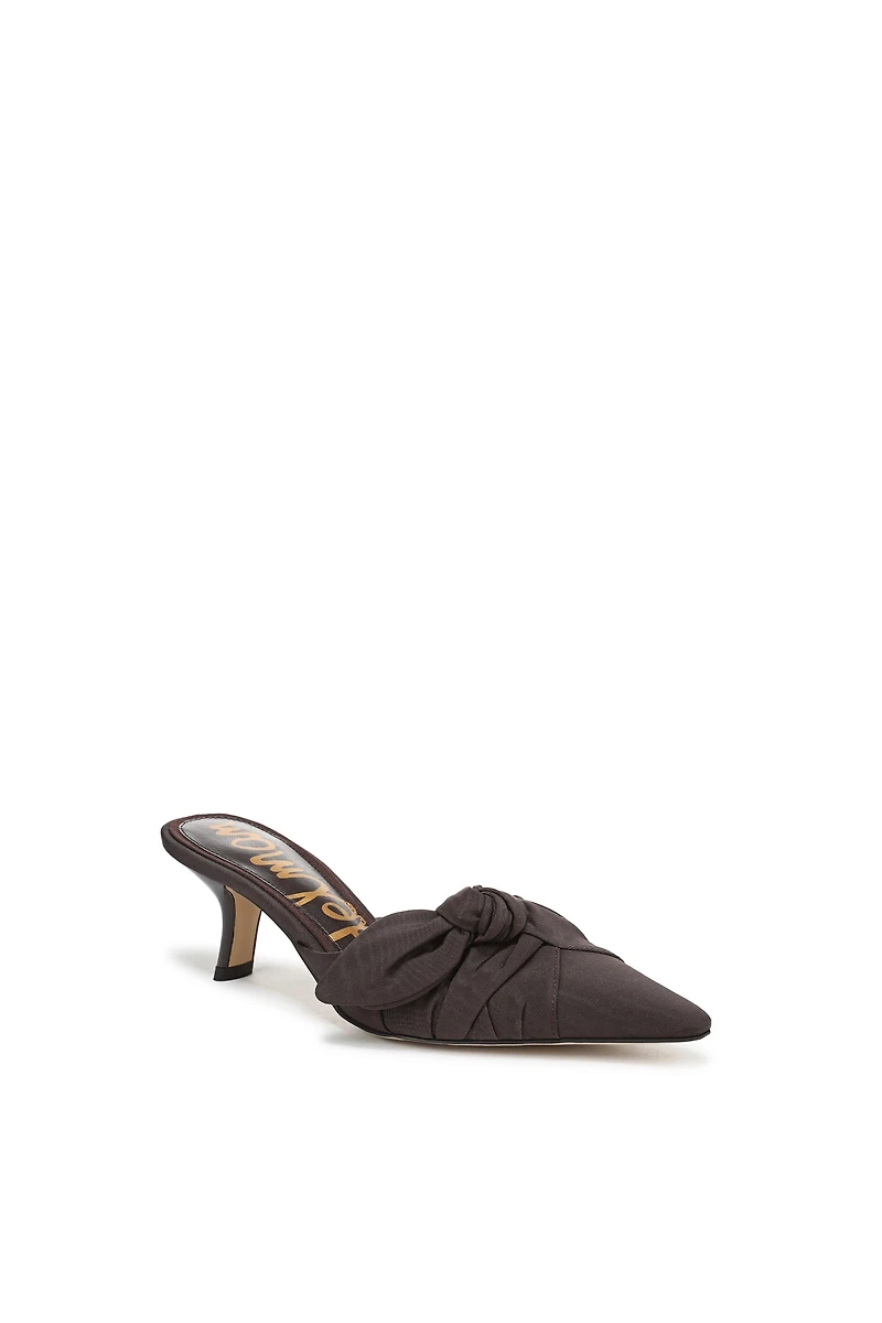 Sam Edelman Bex Knot Kitten-Heel Mules