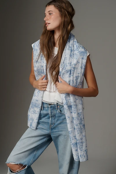 Barbour Wisteria Cotton Scarf