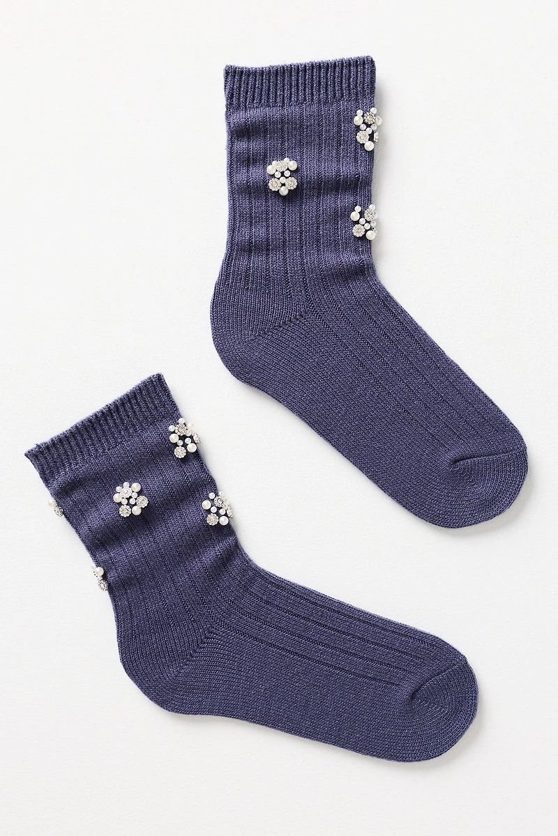 Embellished Trouser Socks