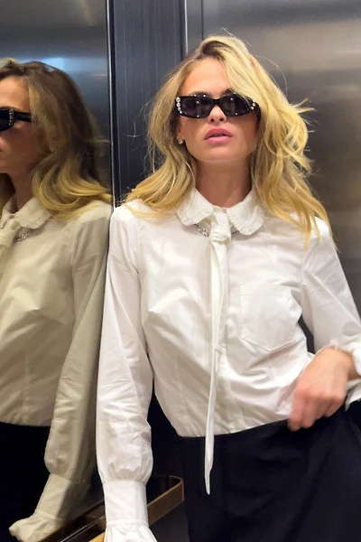 Poppy Lissiman Kenli Rectangle Sunglasses