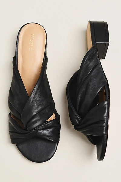 Maeve Twisted Slip-On Sandals