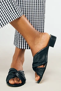 Maeve Twisted Slip-On Sandals