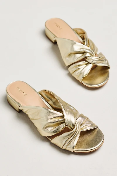 Maeve Twisted Slip-On Sandals
