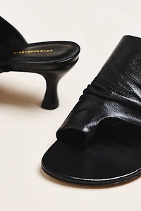 By Anthropologie Toe-Loop Scrunch Heels